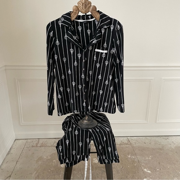 Soma Other - Soma 2pc Pajama Set Black Top Pants Pockets M